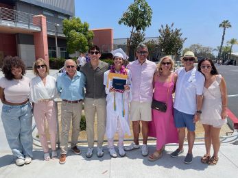 2022 Swaim Grad Porch View Start of Ceremony